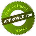 logo "approved for free cultural woks"