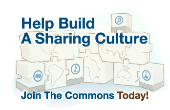 Help Build A Sharing Culture. Join The Commons.